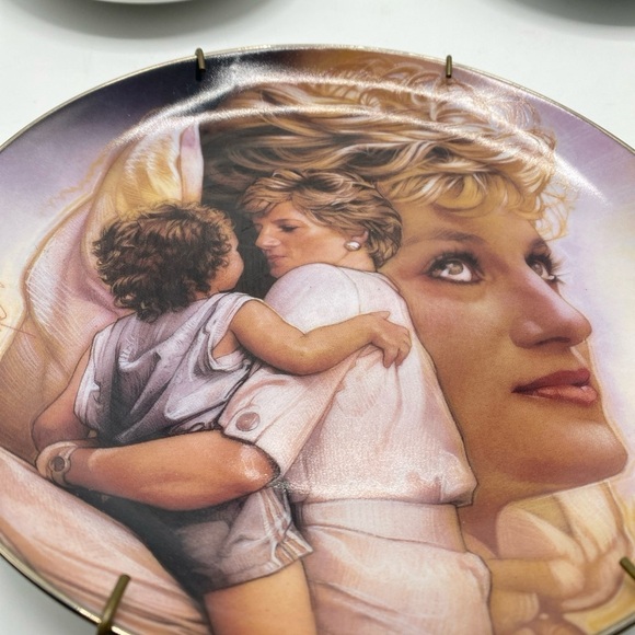 Bradford Exchange Princess Of Wales Diana collector plates Queen Vintage Set 3 - Picture 6 of 9